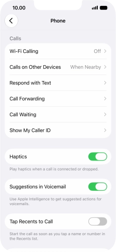 Press Wi-Fi Calling.