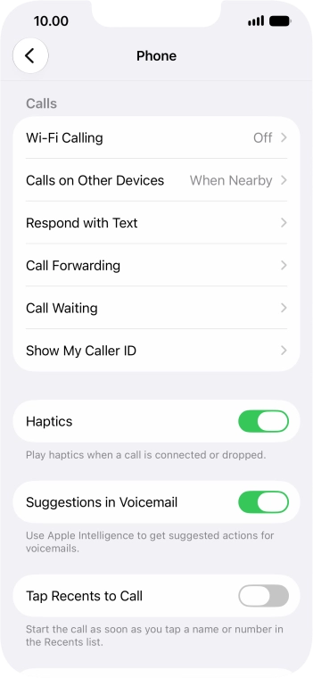 Press Wi-Fi Calling.