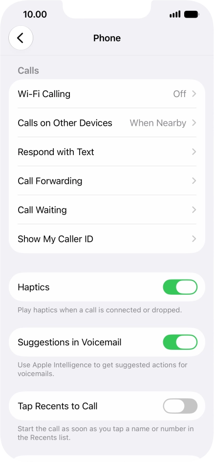 Press Wi-Fi Calling.