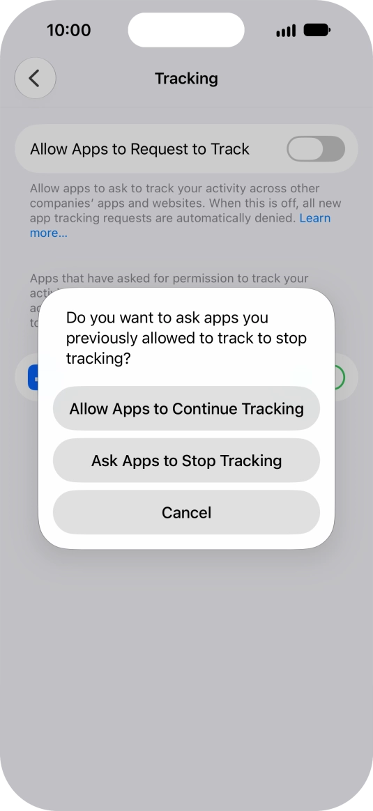 If you turn off the function, press the required setting. If you turn off the function, press the required setting.
