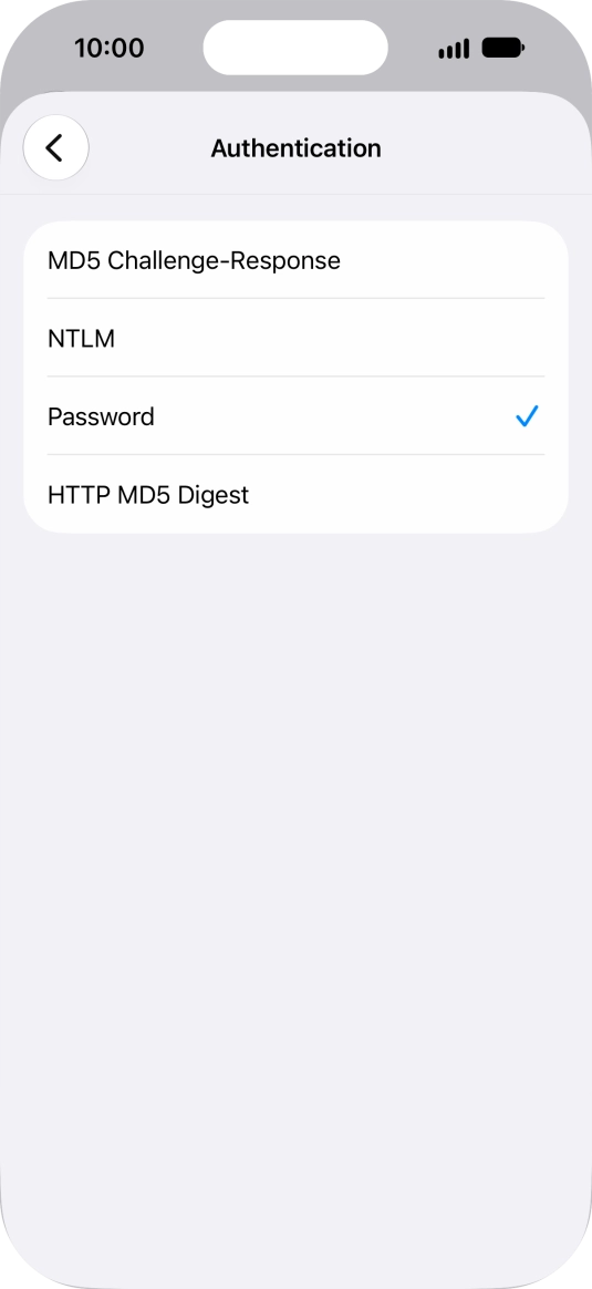 Press Password.