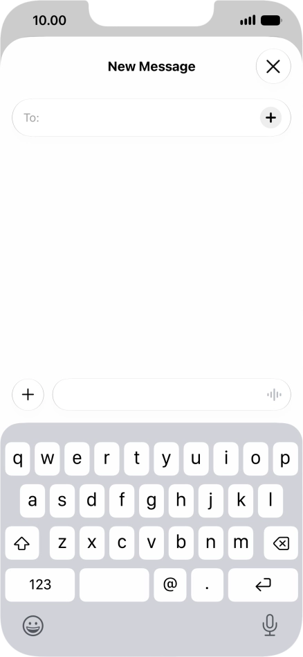 Press the add icon. Press the add icon.