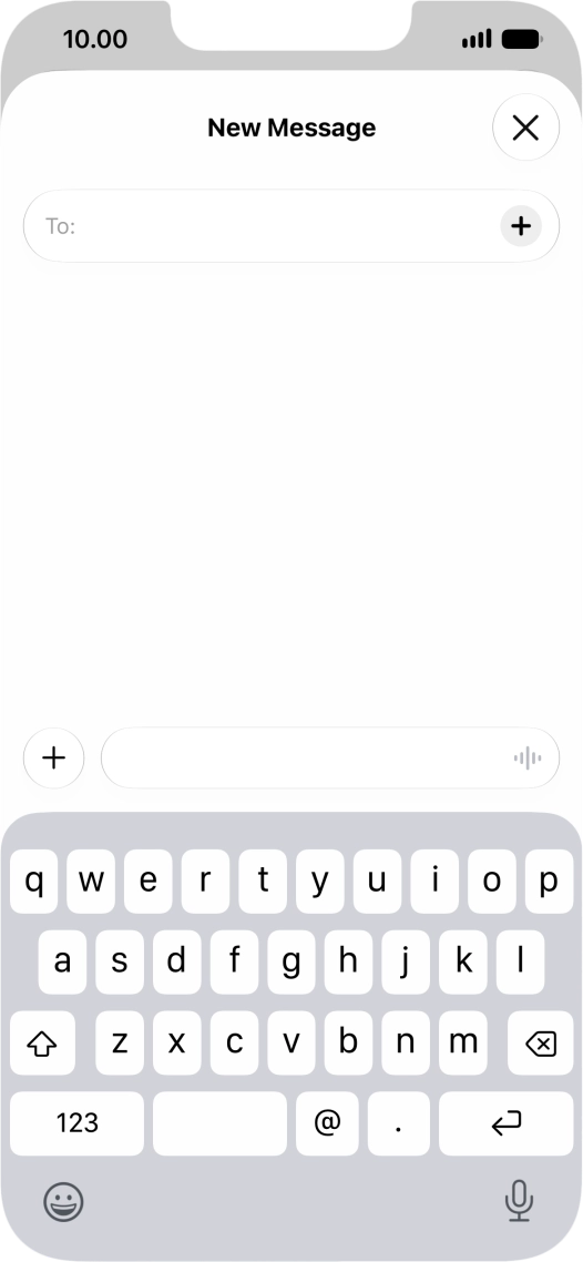 Press the add icon. Press the add icon.