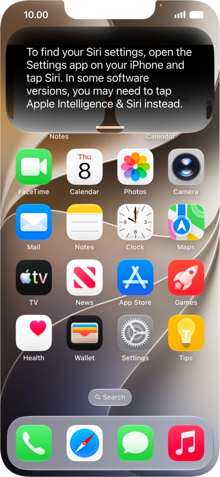 Ask questions about functions and settings on your phone. Ask questions about functions and settings on your phone.