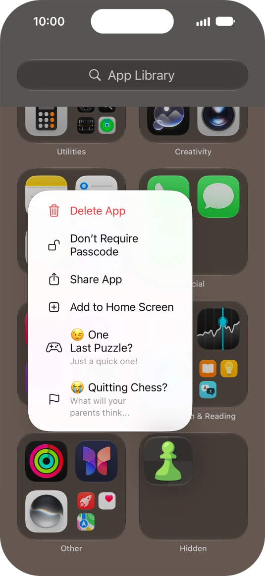 Press Don't Require Passcode.