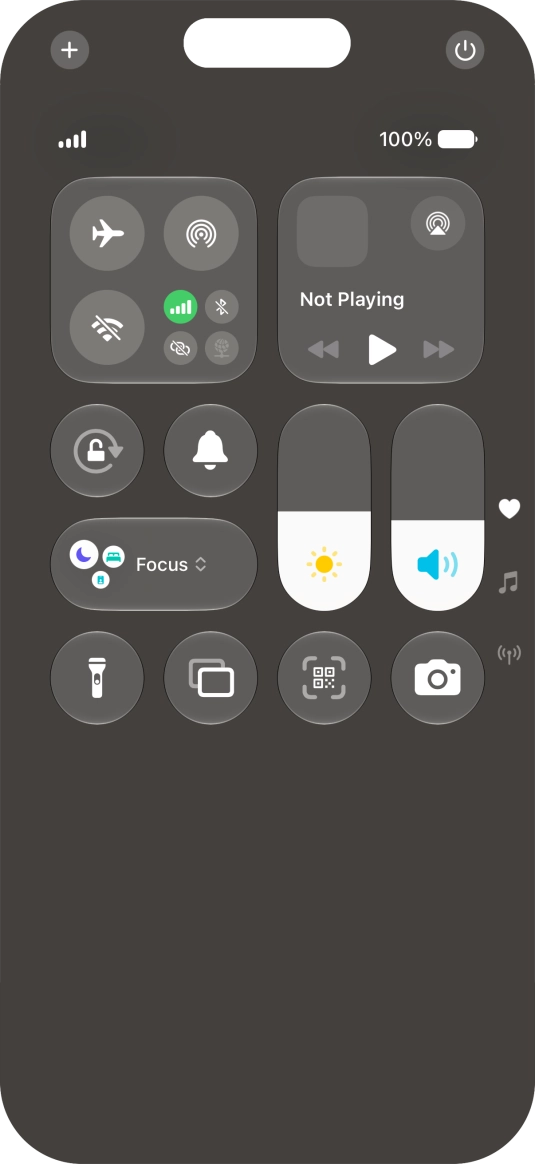 Press the sound mode icon to turn silent mode on or off. Press the sound mode icon to turn silent mode on or off.