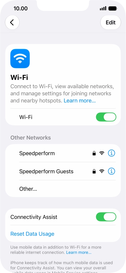 Press the required Wi-Fi network and key in the password for the Wi-Fi network. Press the required Wi-Fi network and key in the password for the Wi-Fi network.
