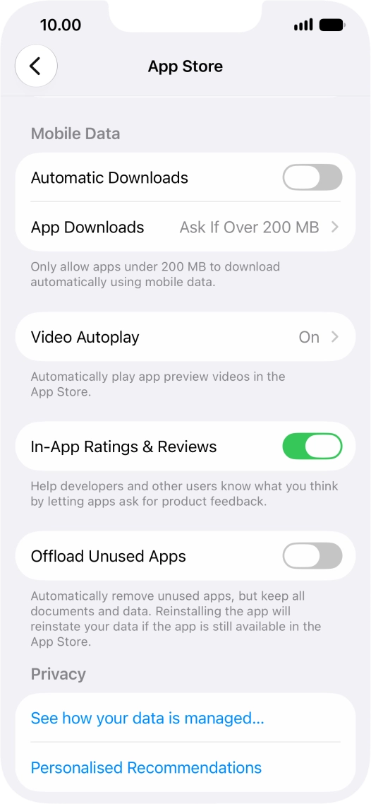 Press the indicator next to Press the indicator next to