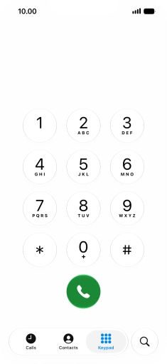 Key in **21*222# and press the call icon.