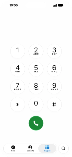 Key in **21*222# and press the call icon.