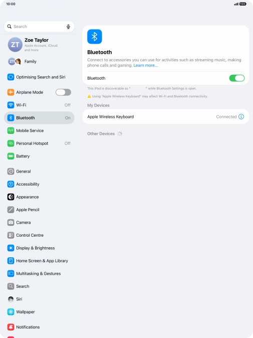 Slide your finger upwards starting from the bottom of the screen to return to the home screen.
