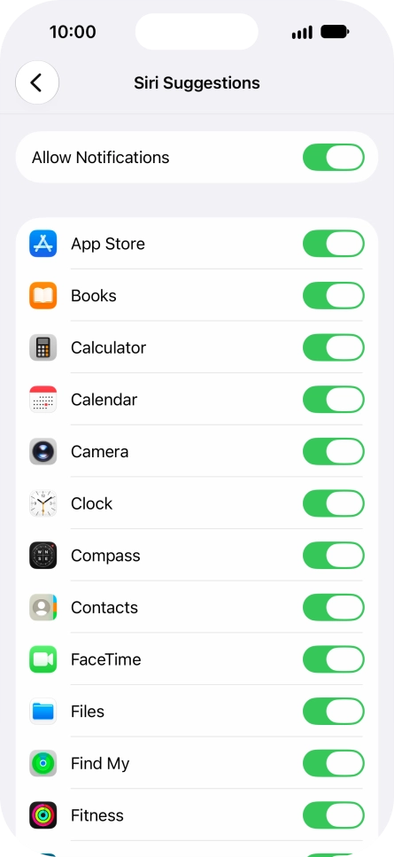 Press the indicator next to Press the indicator next to