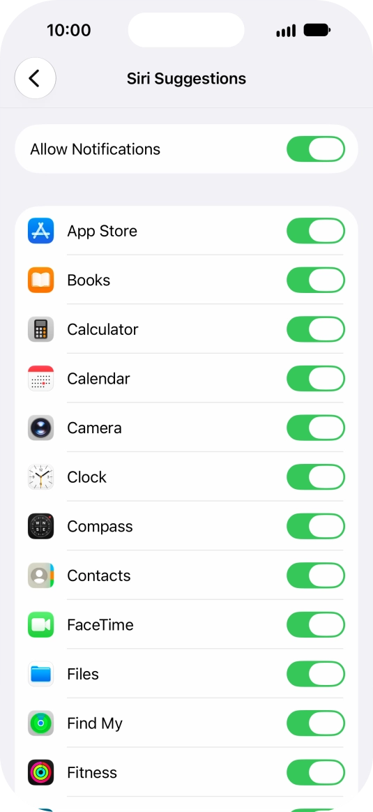 Press the indicator next to Press the indicator next to