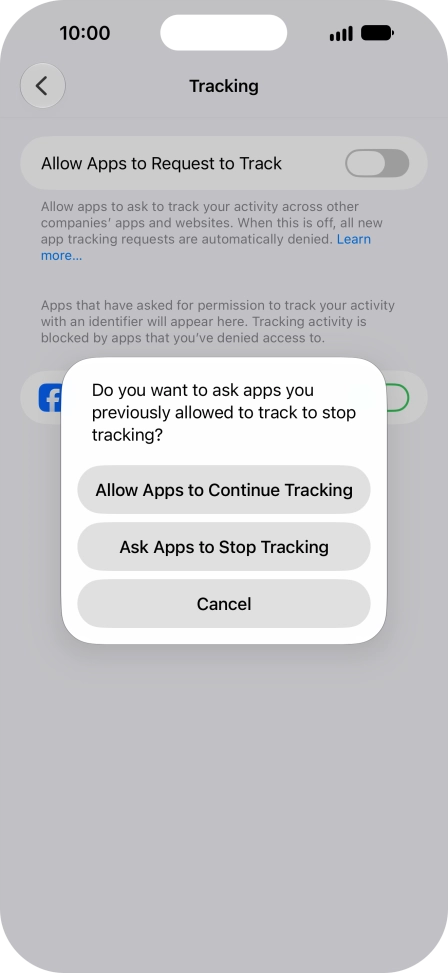 If you turn off the function, press the required setting. If you turn off the function, press the required setting.