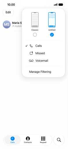 Press Voicemail.