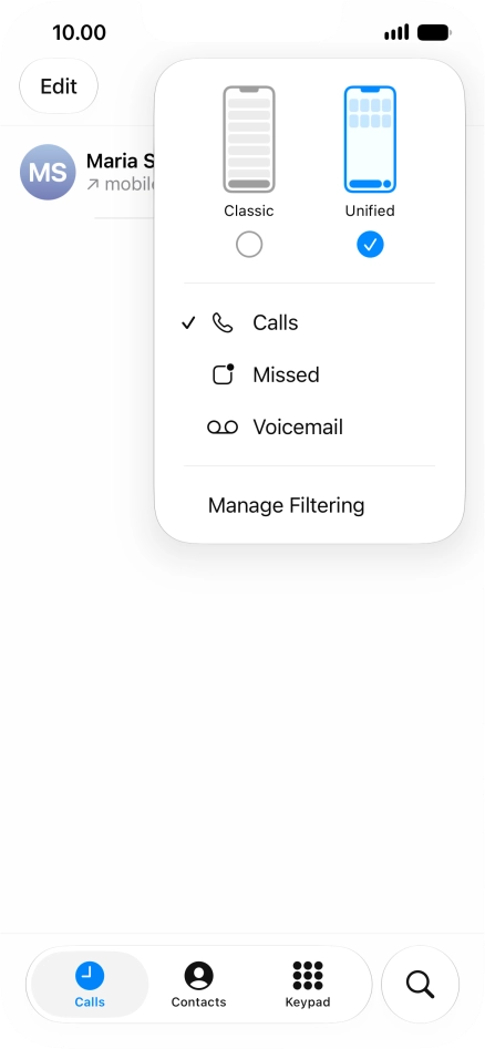 Press Voicemail.