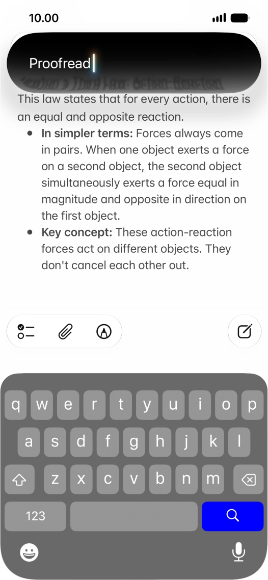 To check the text for grammatical and spelling errors, use the command “Proofread”. To check the text for grammatical and spelling errors, use the command “Proofread”.