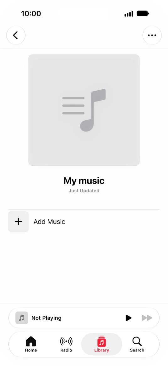 Press Add Music.