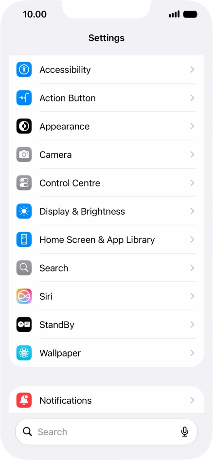 Press Home Screen & App Library.