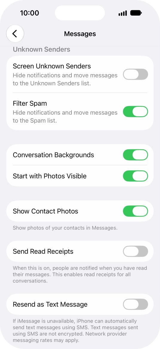 Press the indicator next to Press the indicator next to
