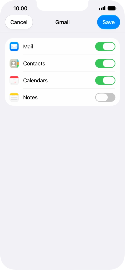 If this screen is displayed, you email account has been recognised and set up automatically. Follow the instructions on the screen to key in more information and finish setting up your phone. If this screen is displayed, you email account has been recognised and set up automatically. Follow the instructions on the screen to key in more information and finish setting up your phone.