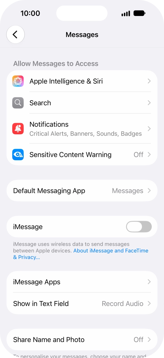Press the indicator next to Press the indicator next to
