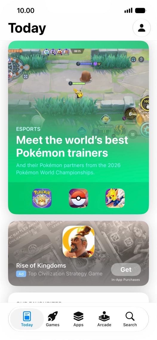 Press Search.