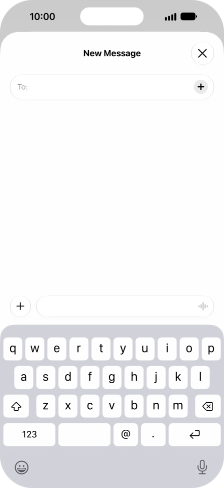 Press the add icon. Press the add icon.
