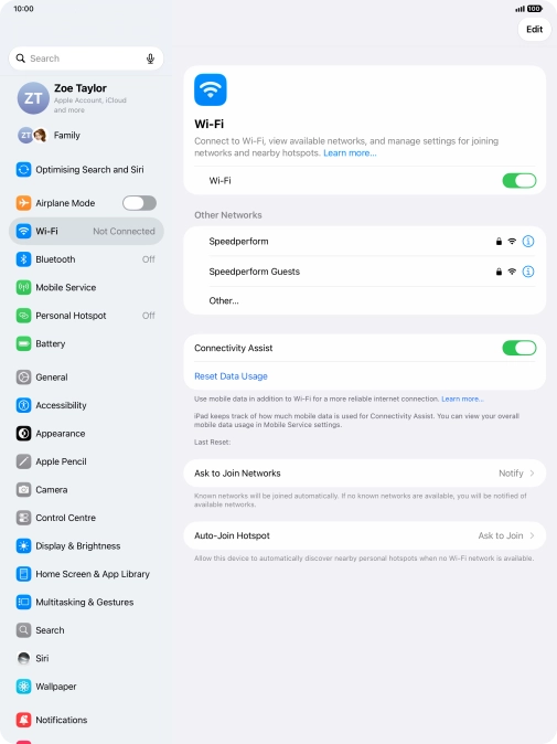 Press the required Wi-Fi network and key in the password for the Wi-Fi network. Press the required Wi-Fi network and key in the password for the Wi-Fi network.