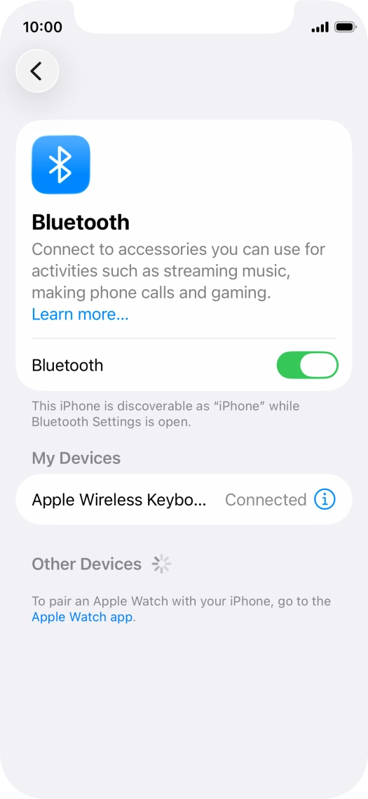 Slide your finger upwards starting from the bottom of the screen to return to the home screen.