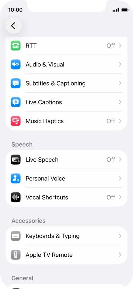 Press the required category below 