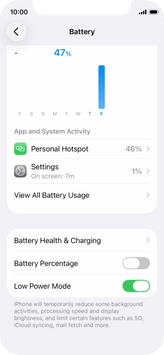 Slide your finger upwards starting from the bottom of the screen to return to the home screen.