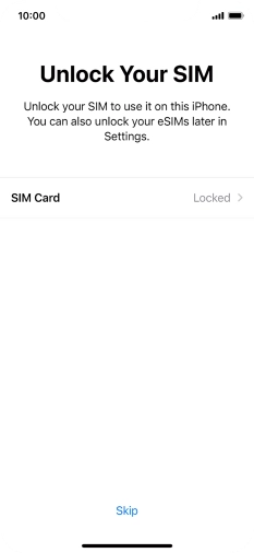 Press SIM Card.