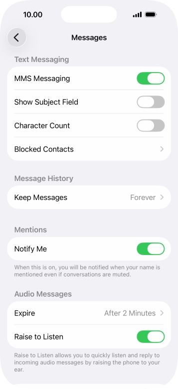 Slide your finger upwards starting from the bottom of the screen to return to the home screen.