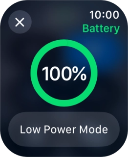 Press Low Power Mode.