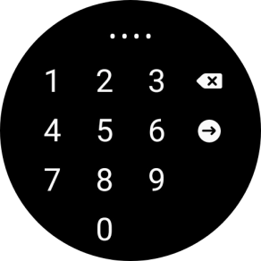 Key in the required PIN and follow the instructions on the screen to create a PIN as lock code.