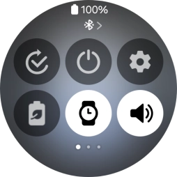 Press the power off icon.