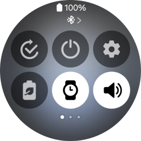 Press the sound mode icon the necessary number of times to turn silent mode on or off.