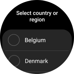 Press the required region.