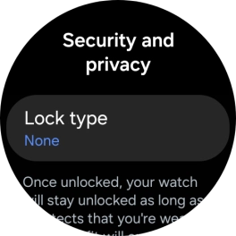 Press Lock type.