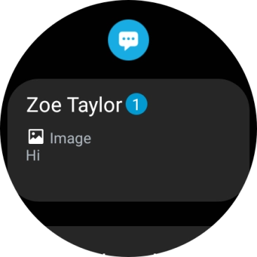 Press the required picture message.