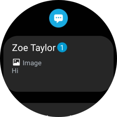 Press the required picture message.