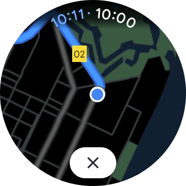 Press the close icon.