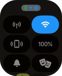 Press the sound mode icon to turn silent mode on or off.