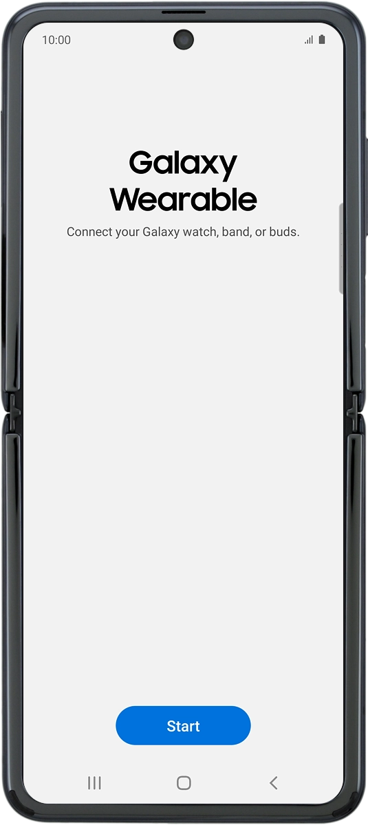 On your phone: Press Start.