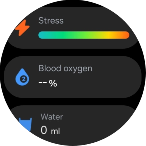 Press Blood oxygen.