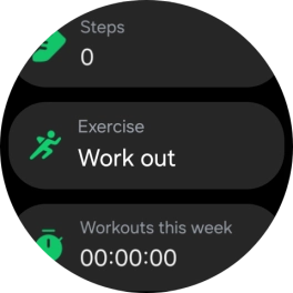 Press Work out.