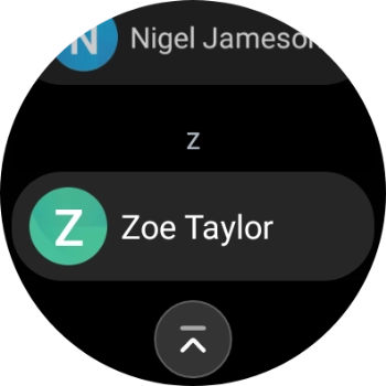 Press the required contact.