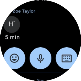 Press the microphone icon.