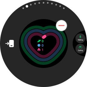Press the remove widget icon.